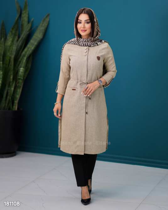 مانتوبلند زنانه مدل راشل السانا Elsana کد 1811