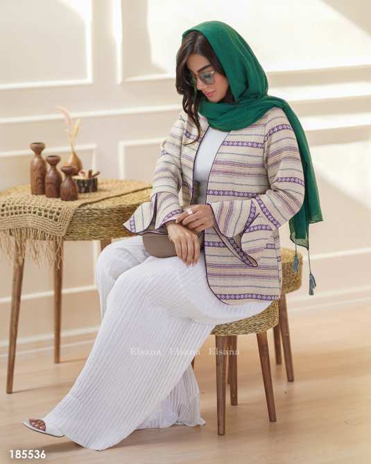 مانتو زنانه مدل هاله السانا Elsana کد 1855