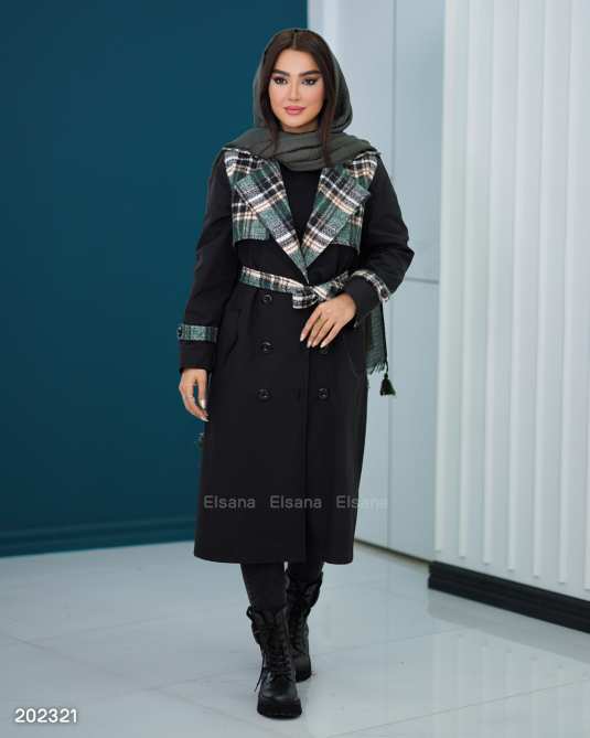 بارانی زنانه مدل نسترن السانا Elsana کد 2023