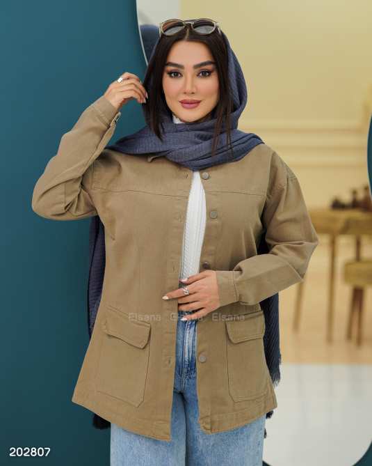 مانتو زنانه مدل سیمرغ السانا Elsana کد 2028
