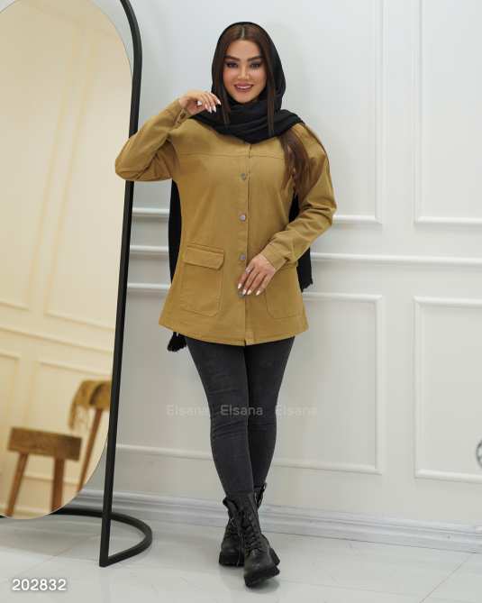 مانتو زنانه مدل سیمرغ السانا Elsana کد 2028