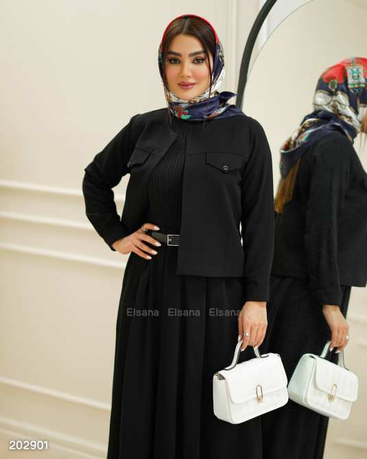 ست کت و دامن زنانه مدل ساجده السانا Elsana کد 2029