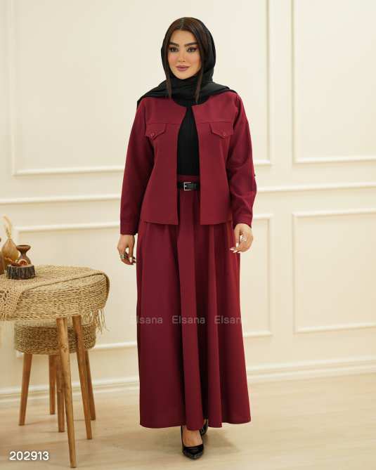 ست کت و دامن زنانه مدل ساجده السانا Elsana کد 2029