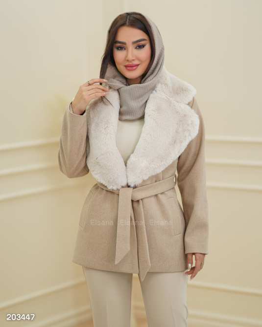 پالتو زنانه مدل پرنسس السانا Elsana کد 2034