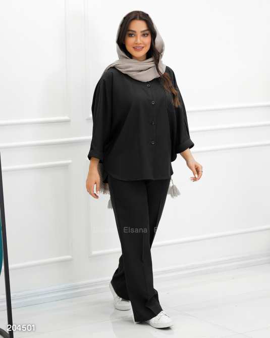 ست شومیز و شلوار زنانه مدل پوژان السانا Elsana کد 2045