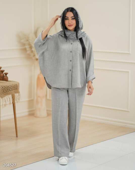 ست شومیز و شلوار زنانه مدل پوژان السانا Elsana کد 2045