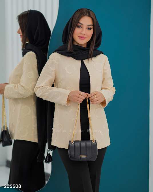 مانتو زنانه مدل آرزو السانا Elsana کد 2055