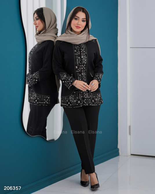 مانتو زنانه مدل نیکوان السانا Elsana کد 2063