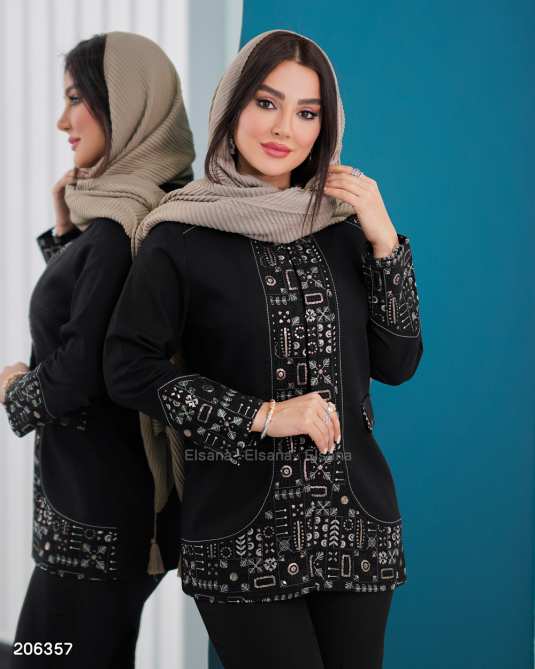 مانتو زنانه مدل نیکوان السانا Elsana کد 2063