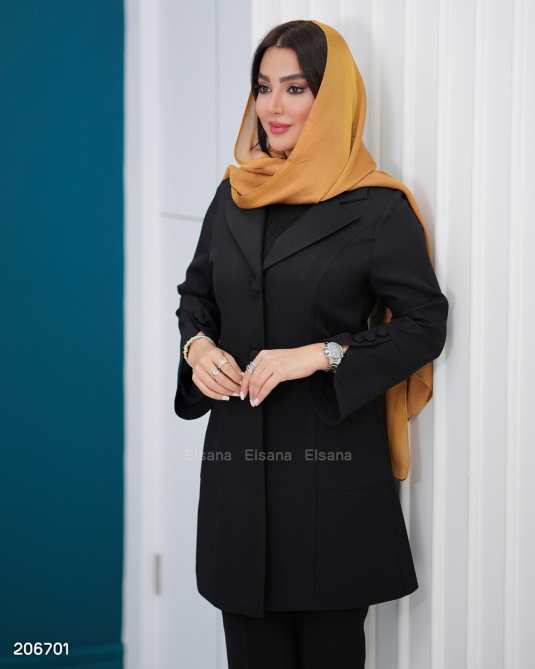 مانتو زنانه مدل سامینا السانا Elsana کد 2067