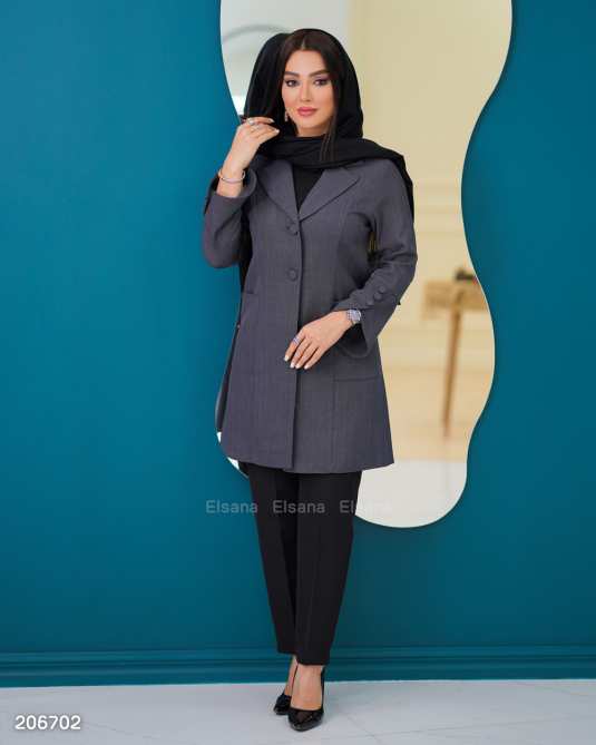 مانتو زنانه مدل سامینا السانا Elsana کد 2067