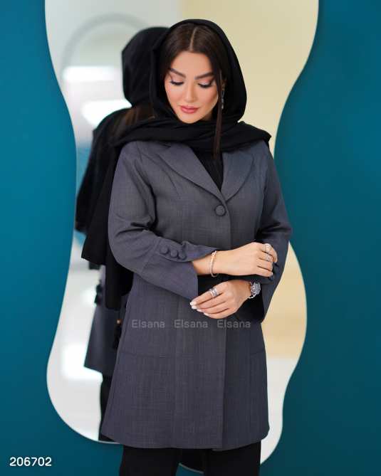 مانتو زنانه مدل سامینا السانا Elsana کد 2067