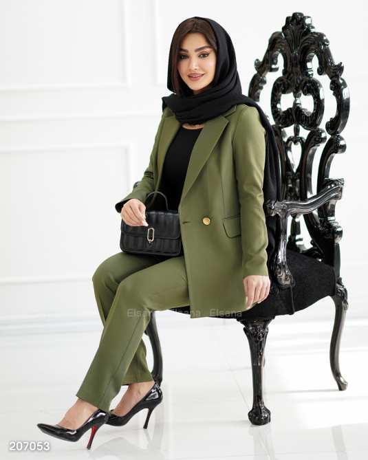 ست کت و شلوار زنانه مدل تیادا السانا Elsana کد 2070