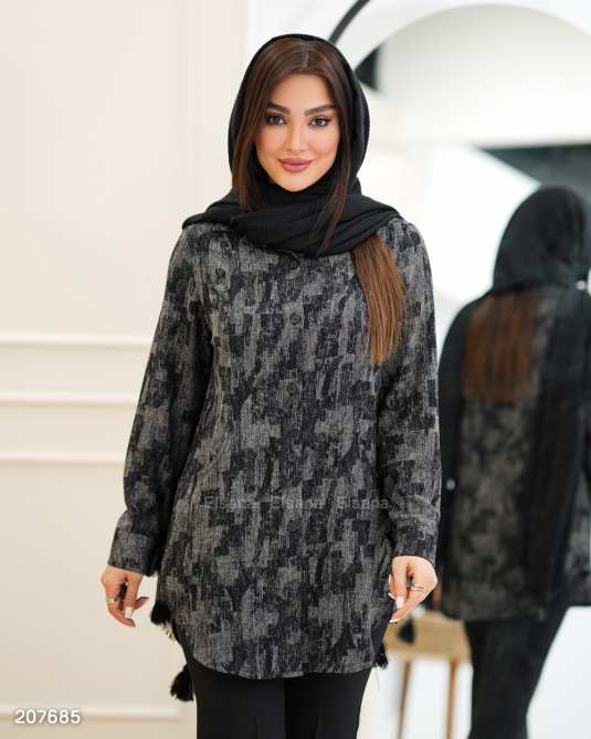 مانتو زنانه مدل نگاه السانا Elsana کد 2076