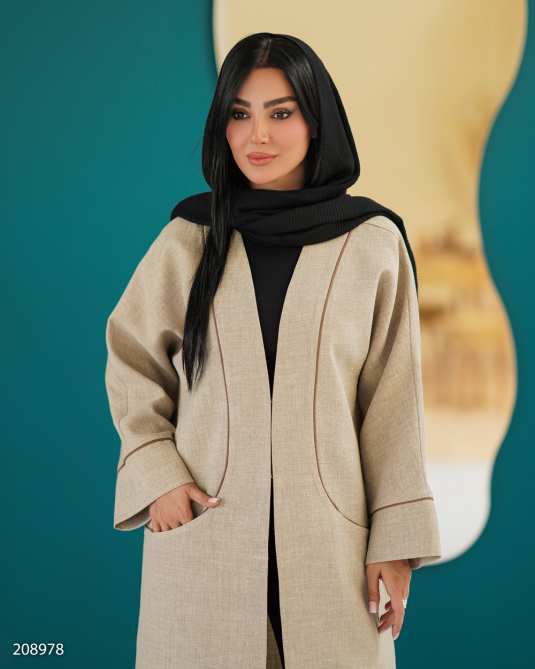 مانتو کژوال بلند زنانه مدل بردین السانا Elsana کد 2089