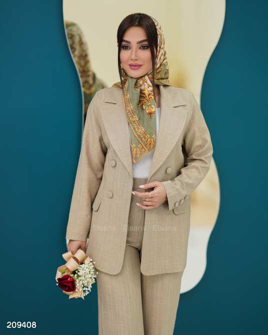 ست کت و شلوار زنانه مدل لیلیوم السانا Elsana کد 2094