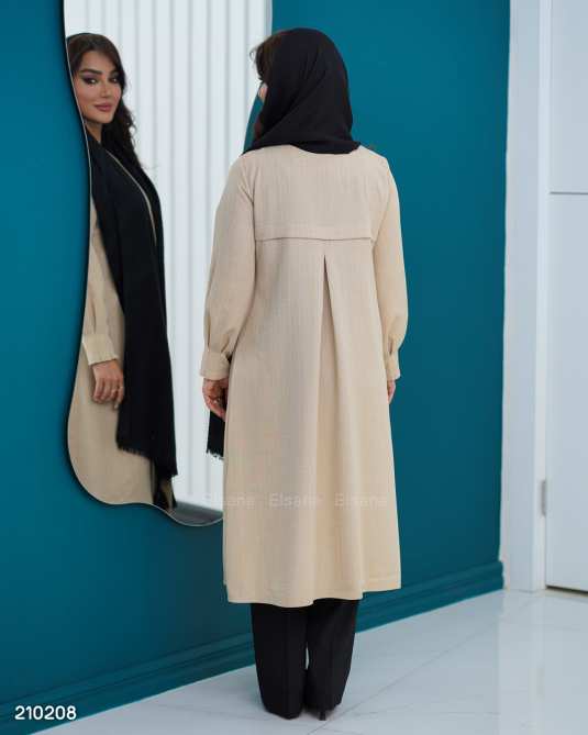 مانتو زنانه مدل لانکوم السانا Elsana کد 2102
