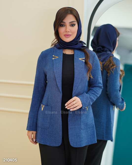 مانتو زنانه مدل سیرنگ السانا Elsana کد 2104