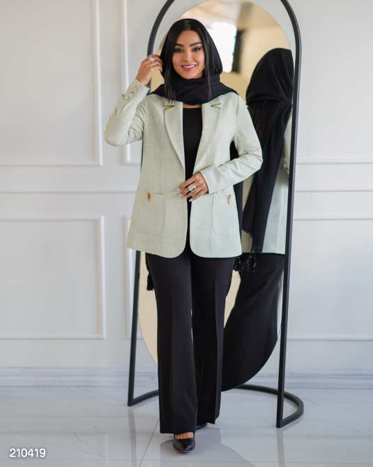 مانتو زنانه مدل سیرنگ السانا Elsana کد 2104