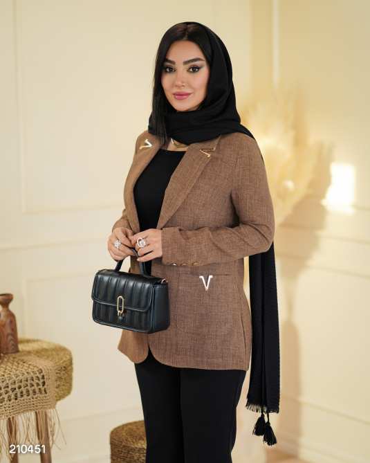 مانتو زنانه مدل سیرنگ السانا Elsana کد 2104
