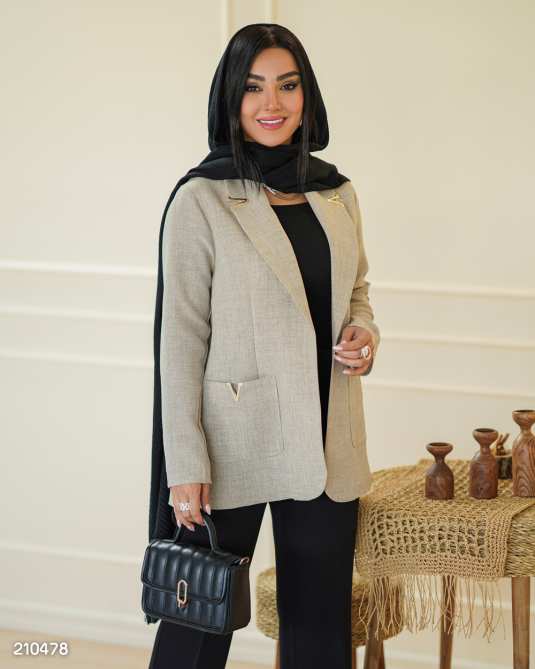مانتو زنانه مدل سیرنگ السانا Elsana کد 2104