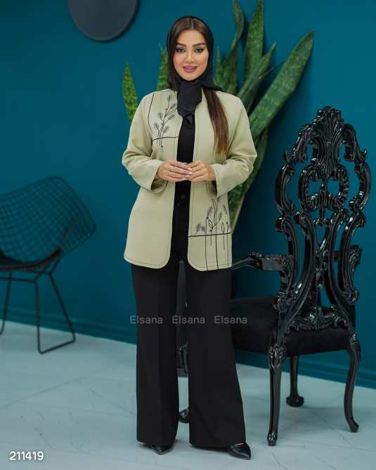 کت زنانه مدل پرواز السانا Elsana کد 2114