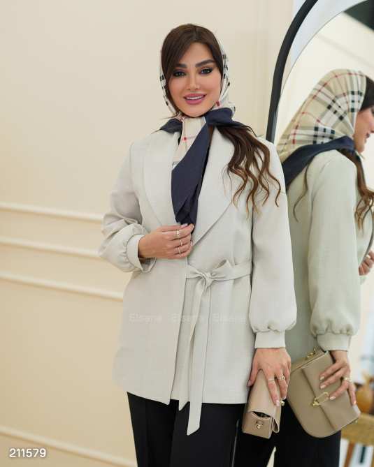 مانتو زنانه مدل تایماه السانا Elsana کد 2115