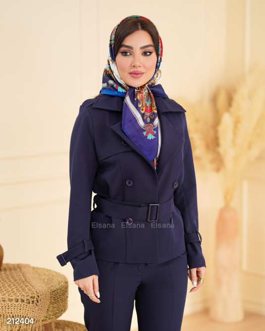 ست کت و شلوار زنانه مدل مهرنسا السانا Elsana کد 2124