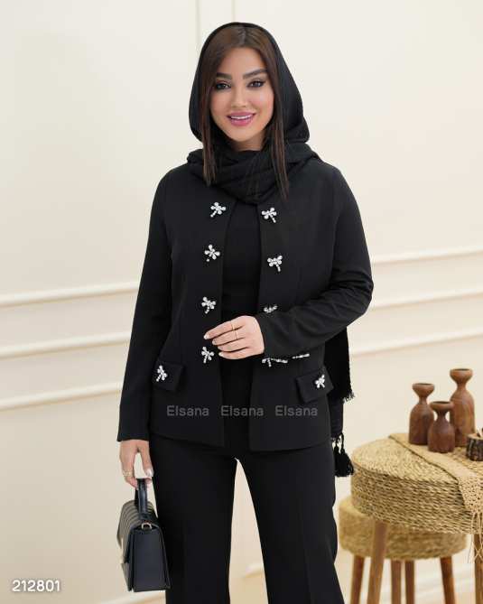 کت زنانه مدل سنجاقک السانا Elsana کد 2128