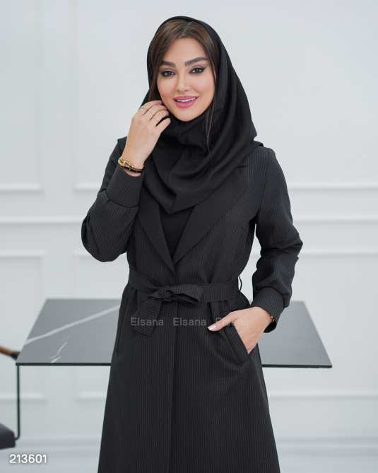 مانتو بلند زنانه مدل نیلکا دیپلمات السانا Elsana کد 2136