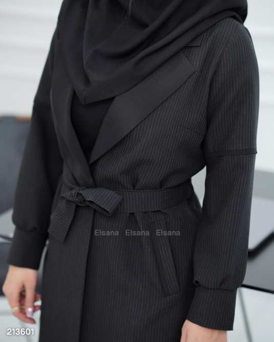 مانتو بلند زنانه مدل نیلکا دیپلمات السانا Elsana کد 2136