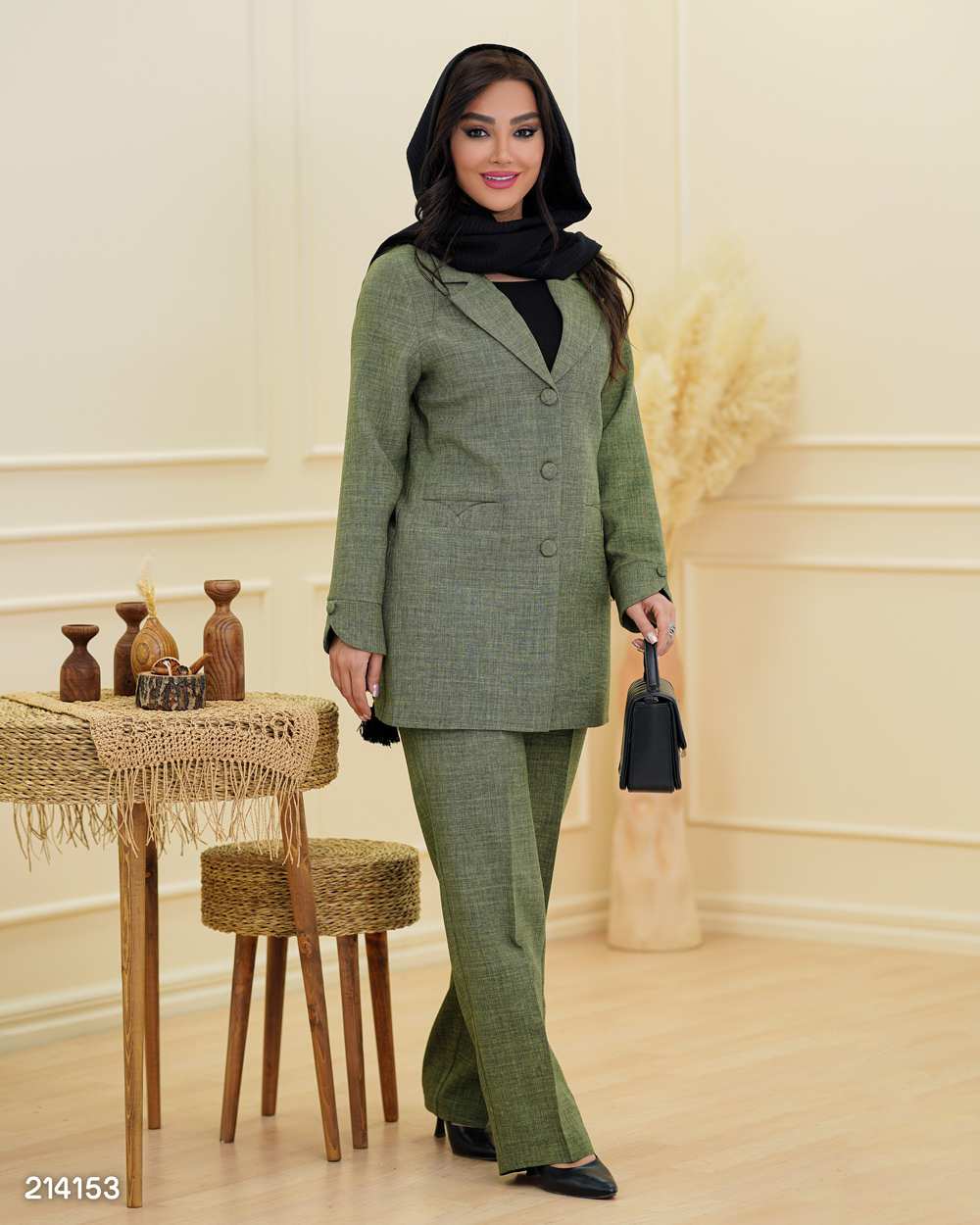 ست کت و شلوار زنانه مدل نوبهار السانا Elsana کد 2141