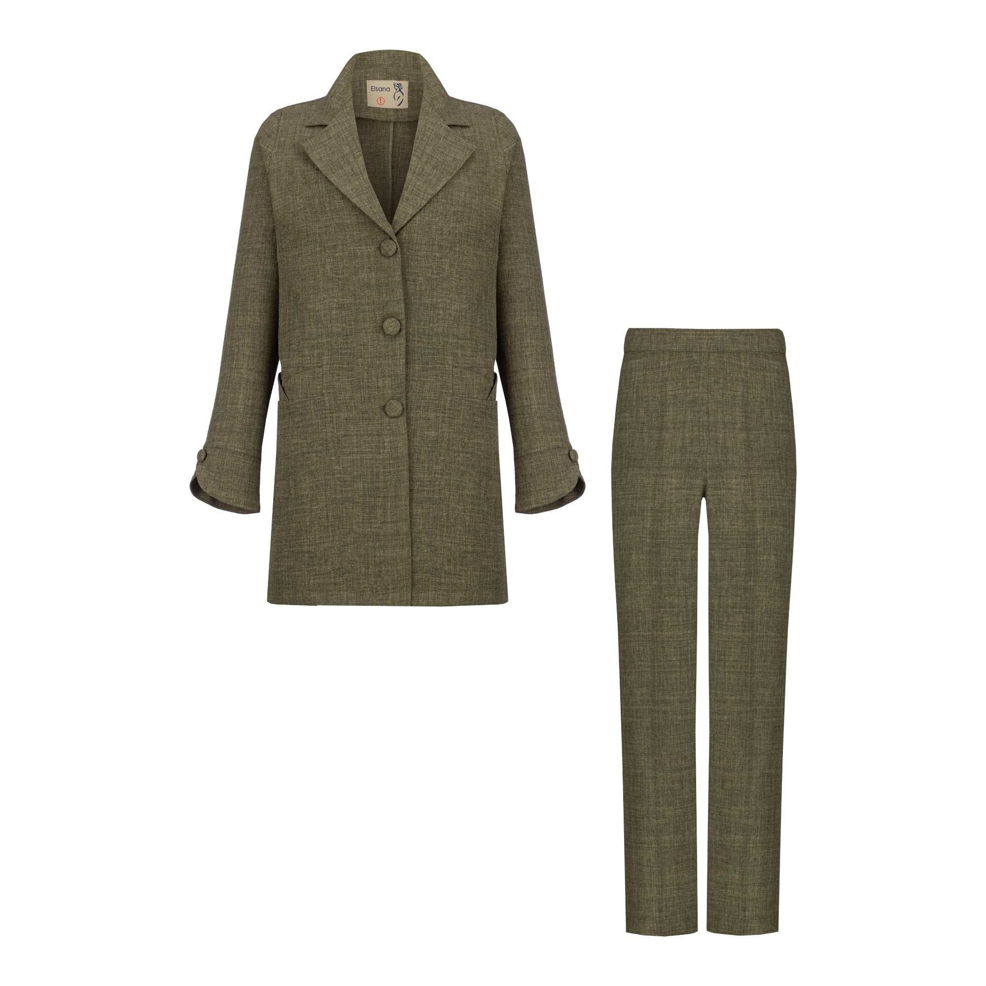ست کت و شلوار زنانه مدل نوبهار السانا Elsana کد 2141