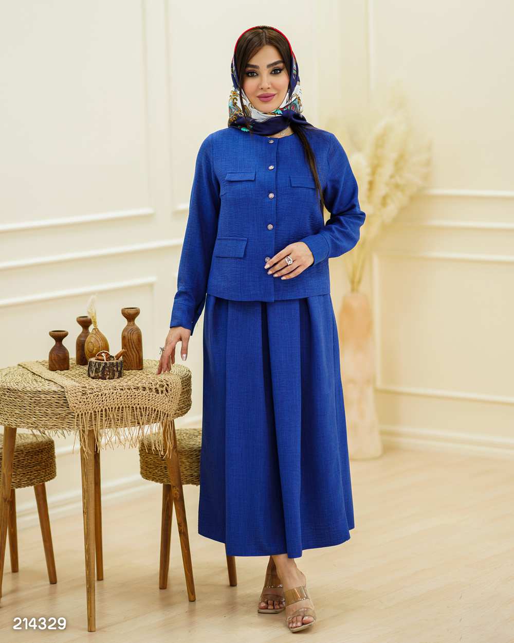 ست کت و دامن زنانه مدل یسنا السانا Elsana کد 2143