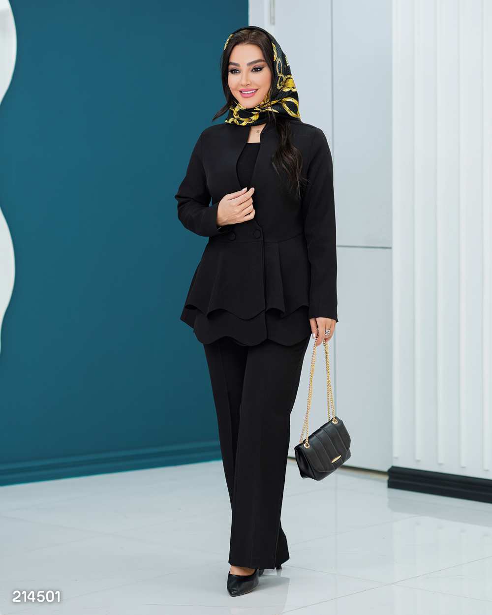 ست کت و شلوار زنانه مدل بهارک السانا Elsana کد 2145