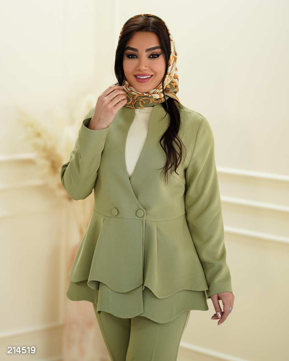 ست کت و شلوار زنانه مدل بهارک السانا Elsana کد 2145