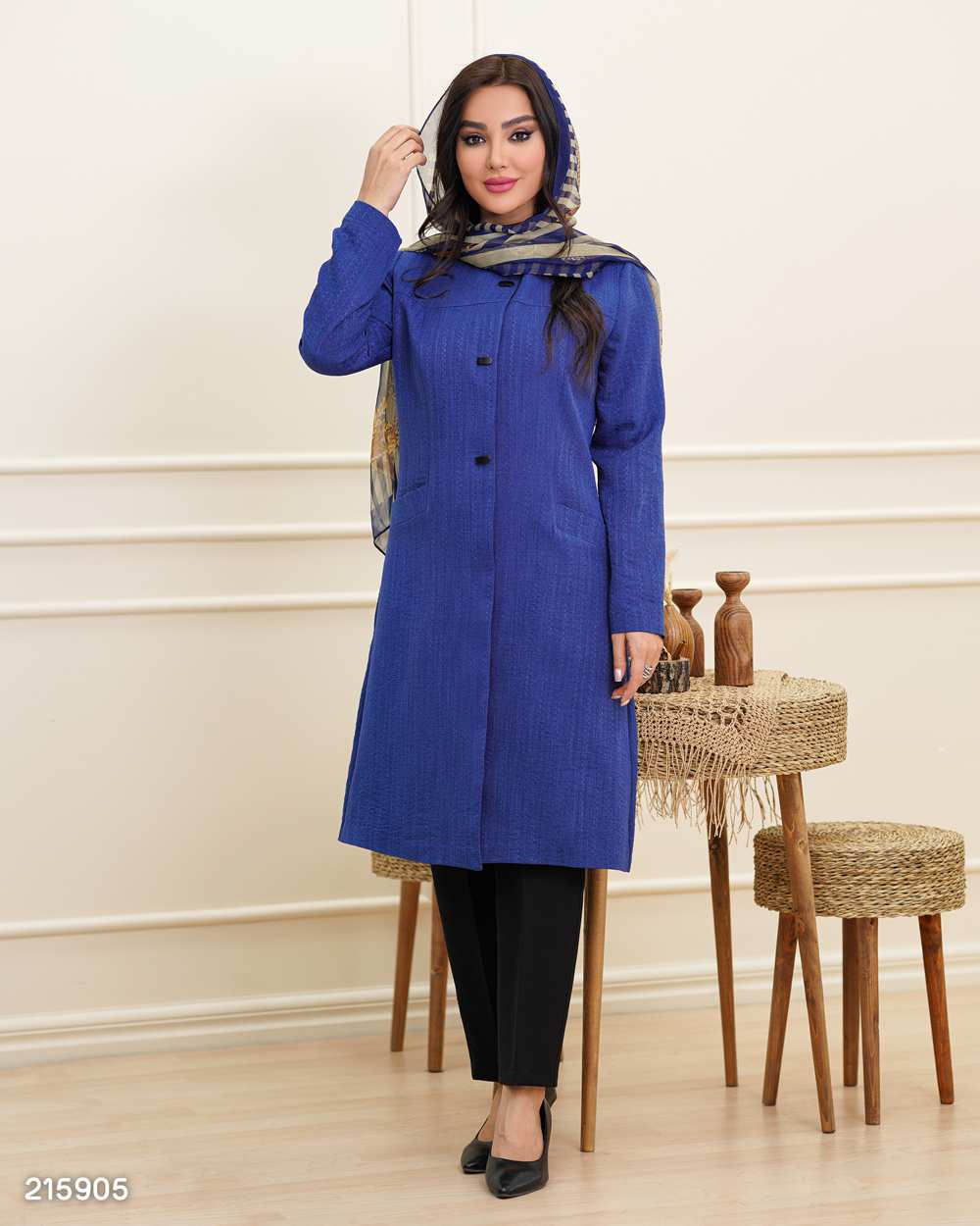 مانتو زنانه مدل ماهروی السانا Elsana کد 2159