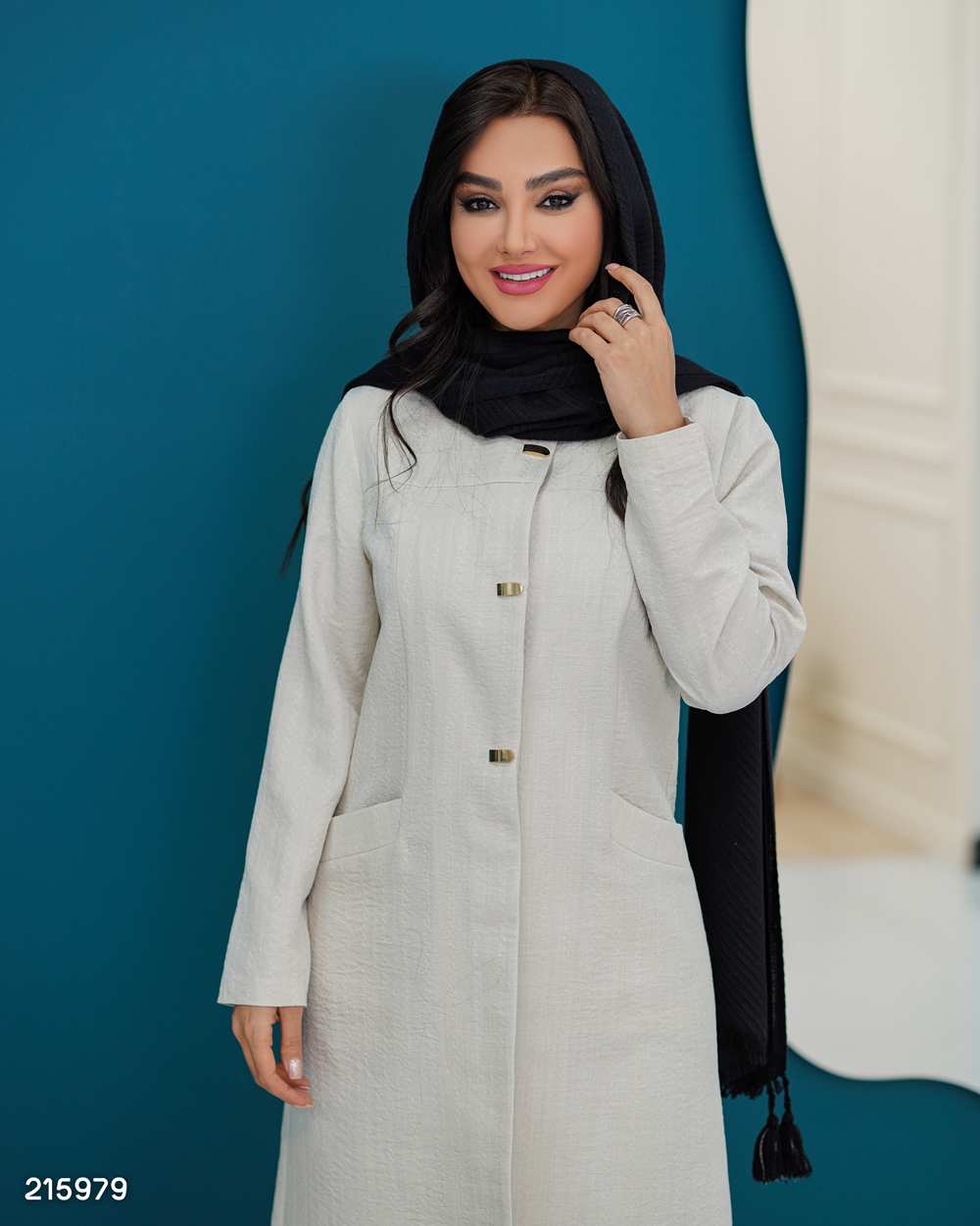 مانتو زنانه مدل ماهروی السانا Elsana کد 2159
