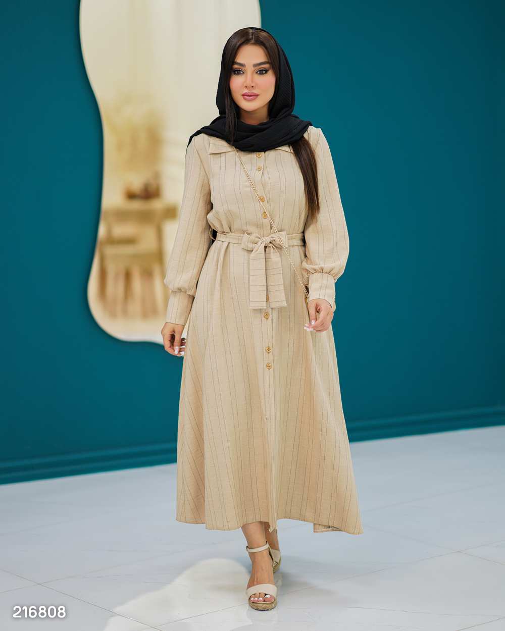 مانتو بلند زنانه مدل نازیلا السانا Elsana کد 2168