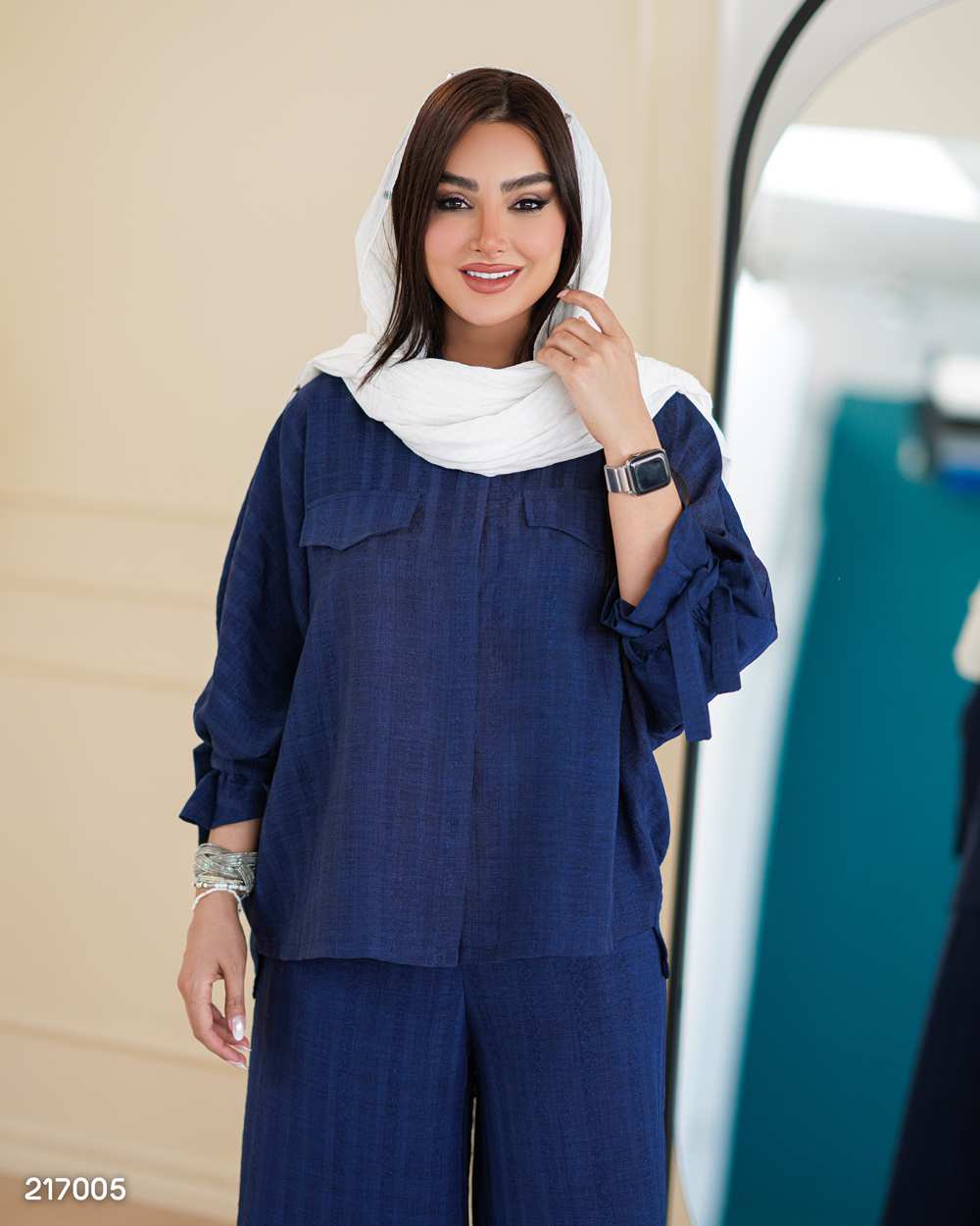 ست شومیز و شلوار زنانه مدل کبریا السانا Elsana کد 2170