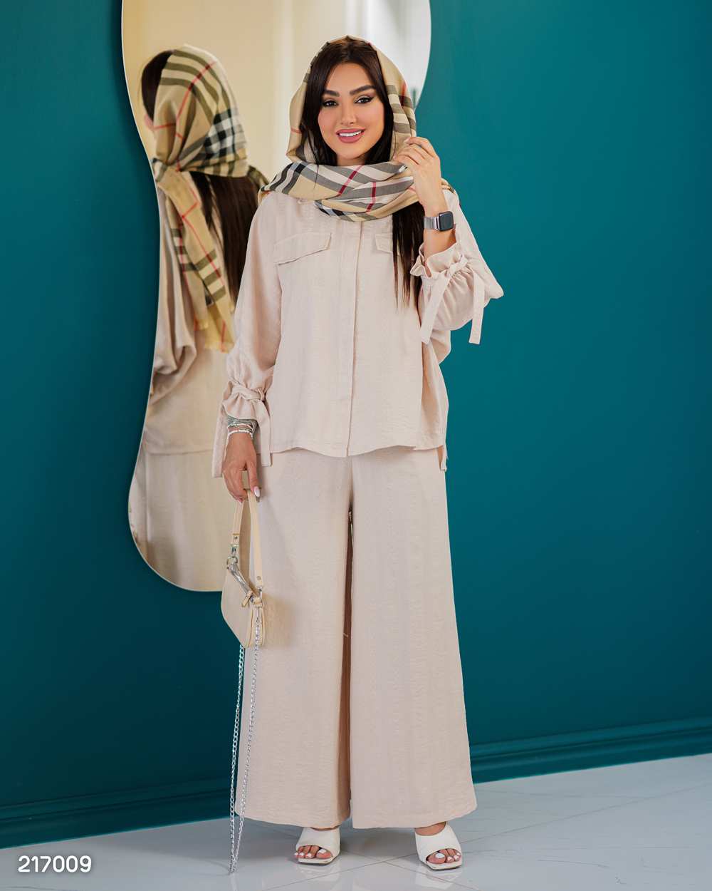 ست شومیز و شلوار زنانه مدل کبریا السانا Elsana کد 2170