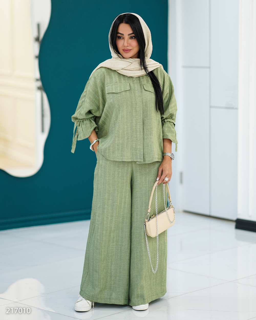 ست شومیز و شلوار زنانه مدل کبریا السانا Elsana کد 2170