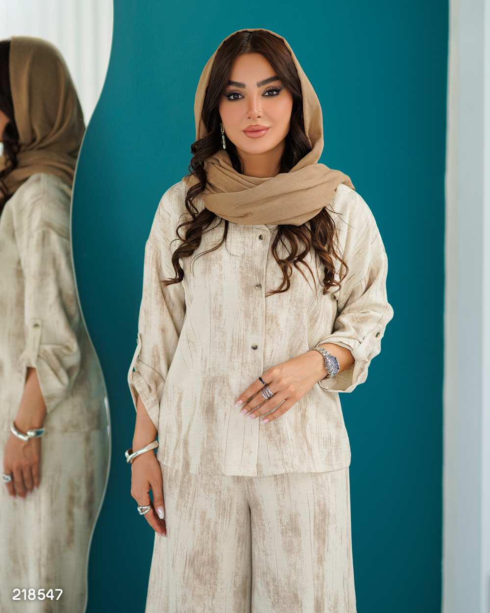 ست شومیز و شلوار زنانه مدل یانیل السانا Elsana کد 2185