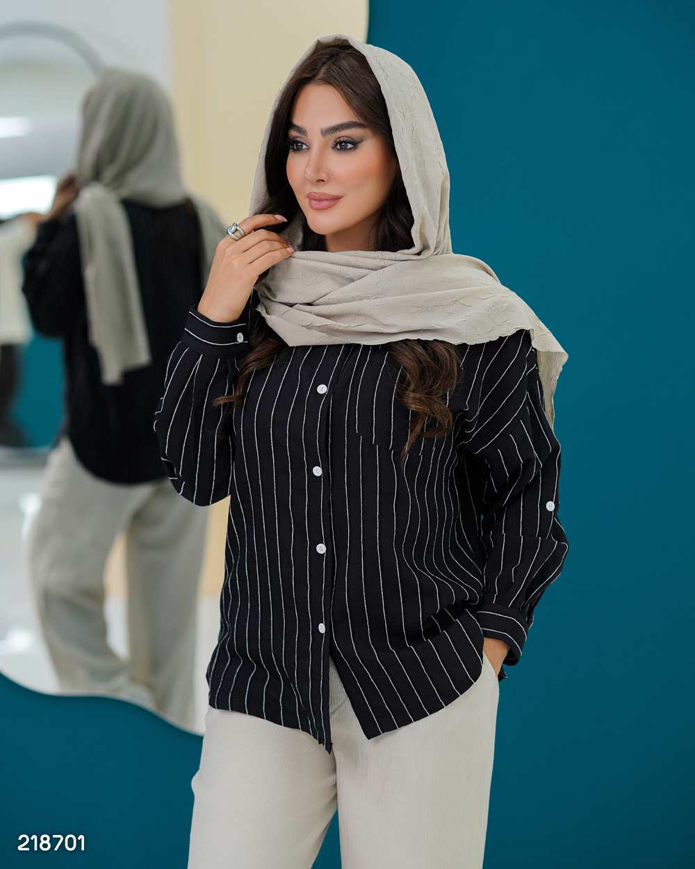 مانتو کوتاه زنانه مدل میهان السانا Elsana کد 2187