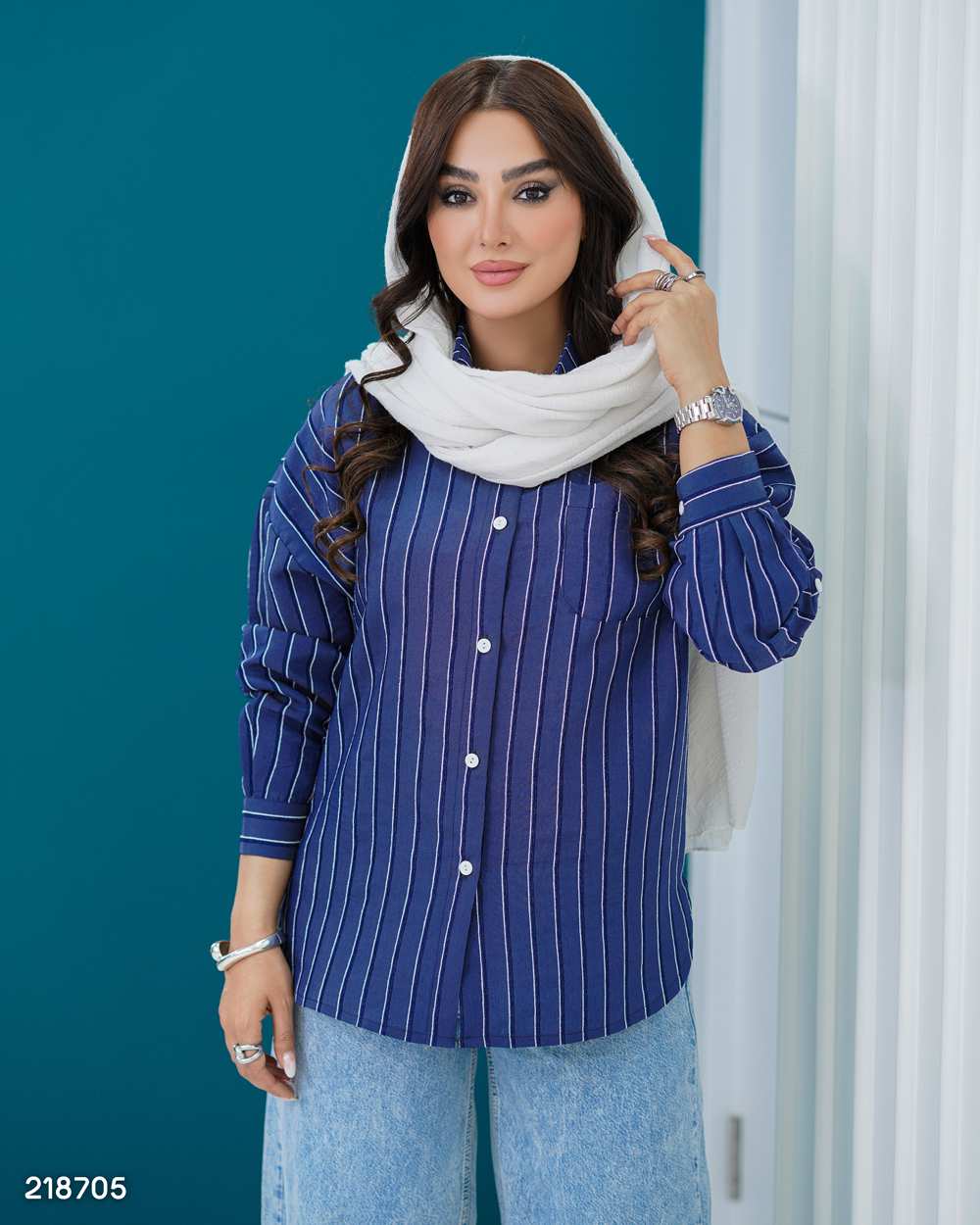 مانتو کوتاه زنانه مدل میهان السانا Elsana کد 2187