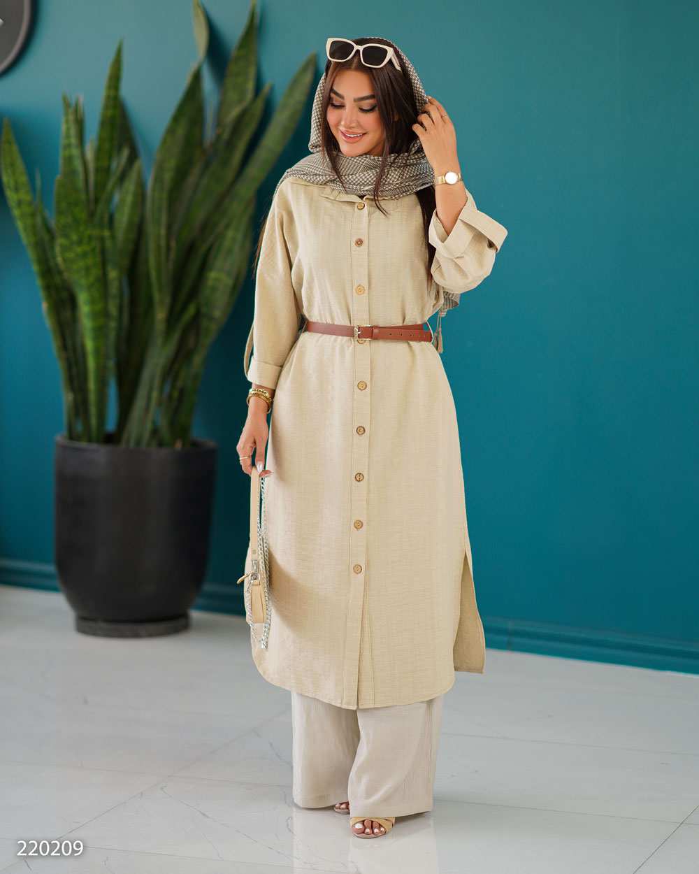 مانتو زنانه مدل واران السانا Elsana کد 2202