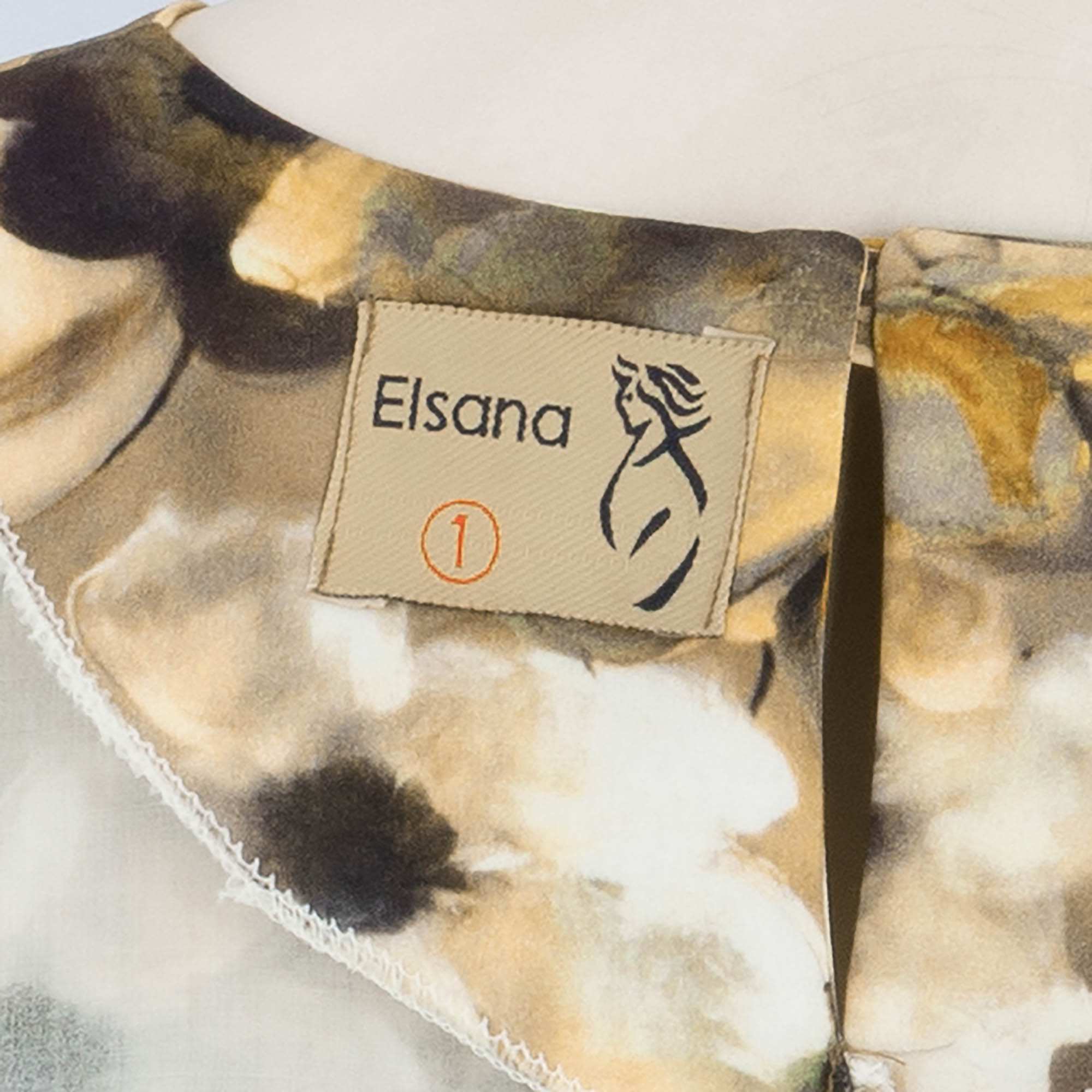 پیراهن ساحلی زنانه مدل رنگین السانا Elsana کد 2203