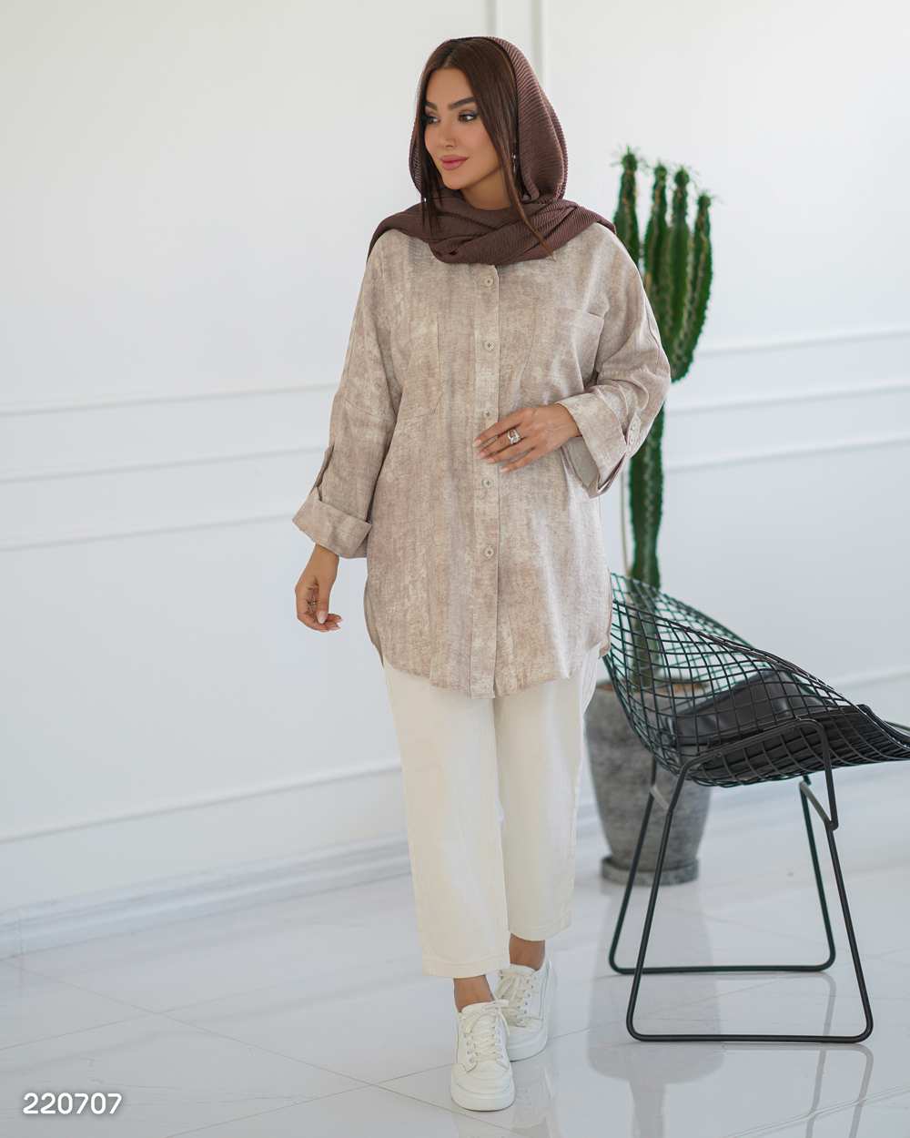 مانتو زنانه مدل پریگل السانا Elsana کد 2207