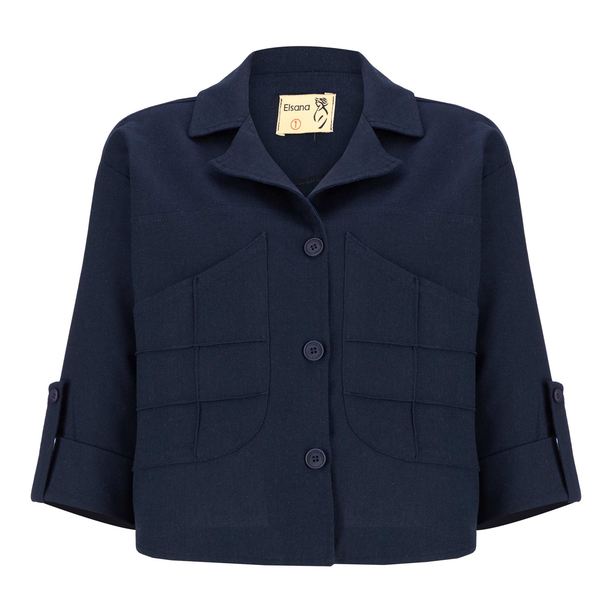 کت کراپ زنانه مدل روزانا السانا Elsana کد 2214