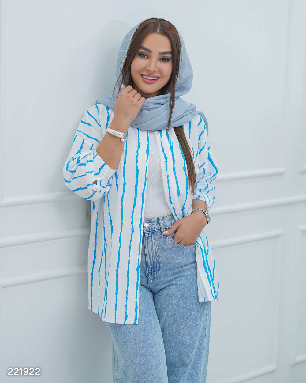 شومیز زنانه مدل بریتان السانا Elsana کد 2219